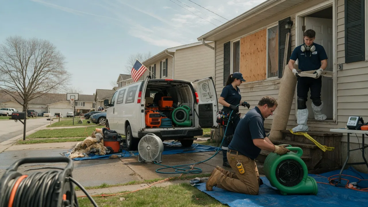 Water Damage Restoration in Sarepta, LA near me